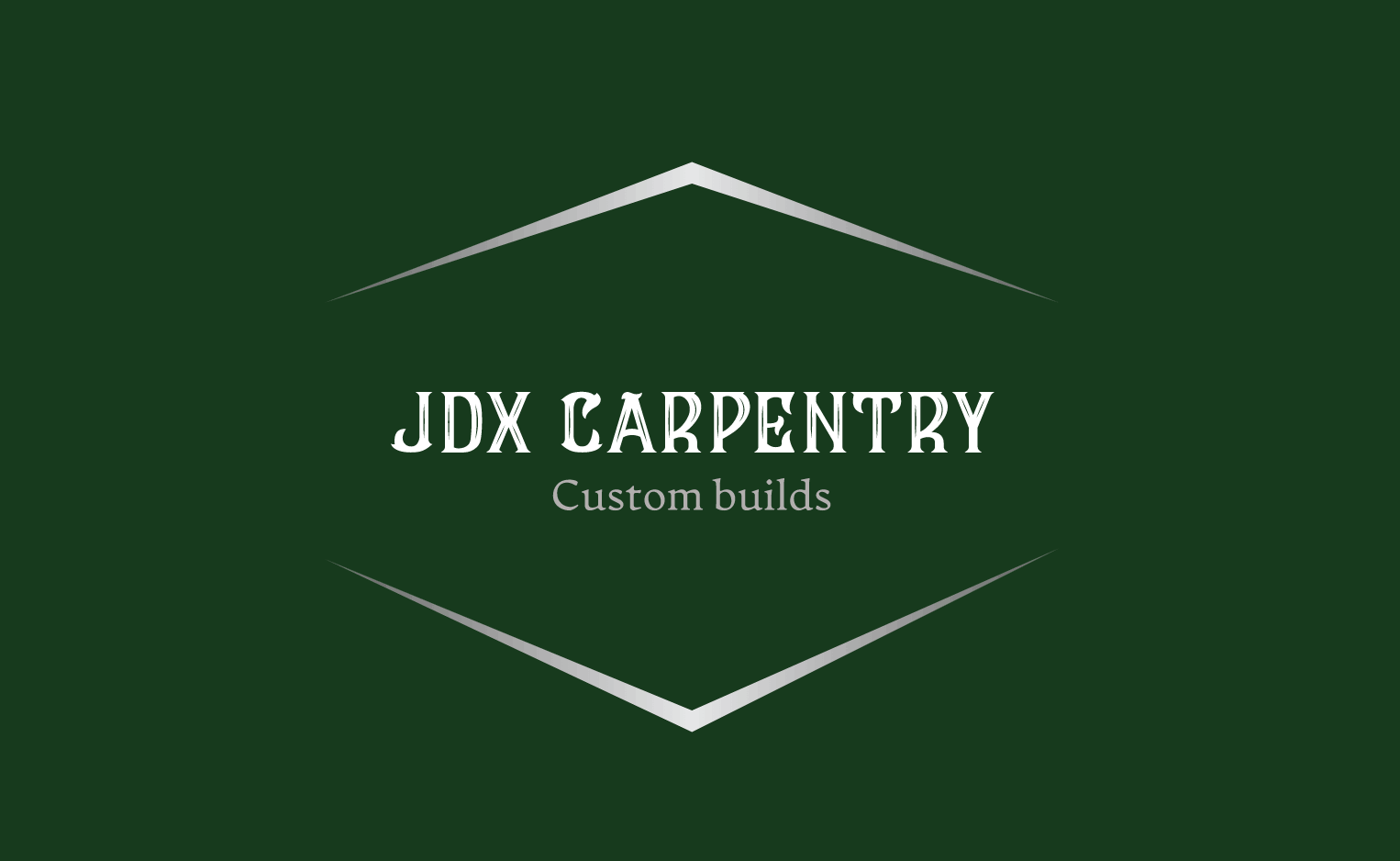 Зразок логотипу для деревообробки, виготовлений з Looka - JDX Carpentry